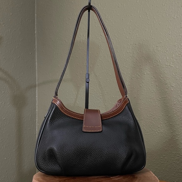 DOONEY & BOURKE DERBY PEBBLE LEATHER SHOULDER BAG - Picture 3 of 16